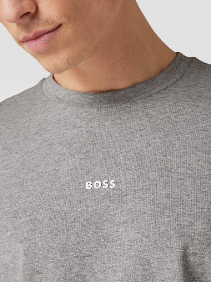 Boss Orange T-shirt met labelprint - Foto 2