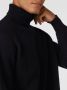 Hugo Boss Zwarte trui met relaxte pasvorm en hoge kraag Black Heren - Thumbnail 2