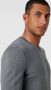 Boss Gebreide pullover met geribde V-hals model 'Baram' - Thumbnail 2