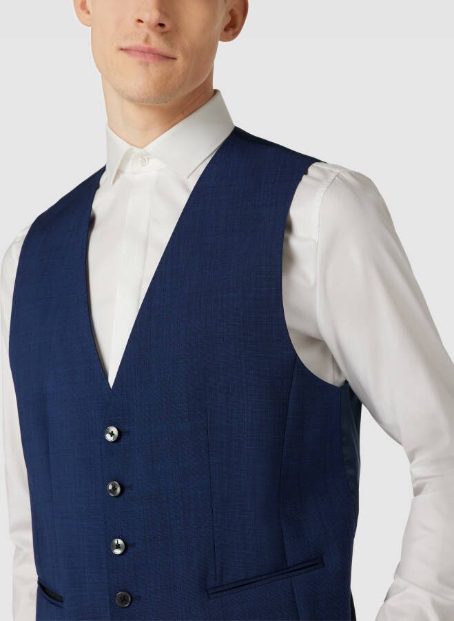 Boss Gilet met paspelzakken model 'Jasper'