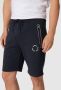 Hugo Boss Sportieve Regular Fit Shorts met Cirkelvormige Logo's Blue Heren - Thumbnail 3