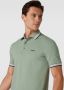 BOSS Green Poloshirt met labelstitching model 'PADDY' - Thumbnail 3