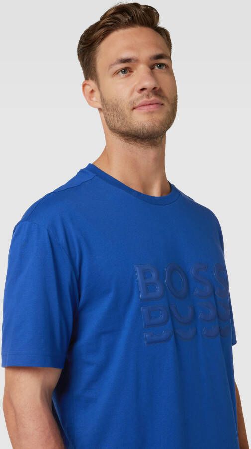 BOSS Green T-shirt met labeldetails - Foto 2