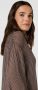 BOSS Black Women Lange blouse van viscose met pied-de-poule-motief model 'Bareid' - Thumbnail 2