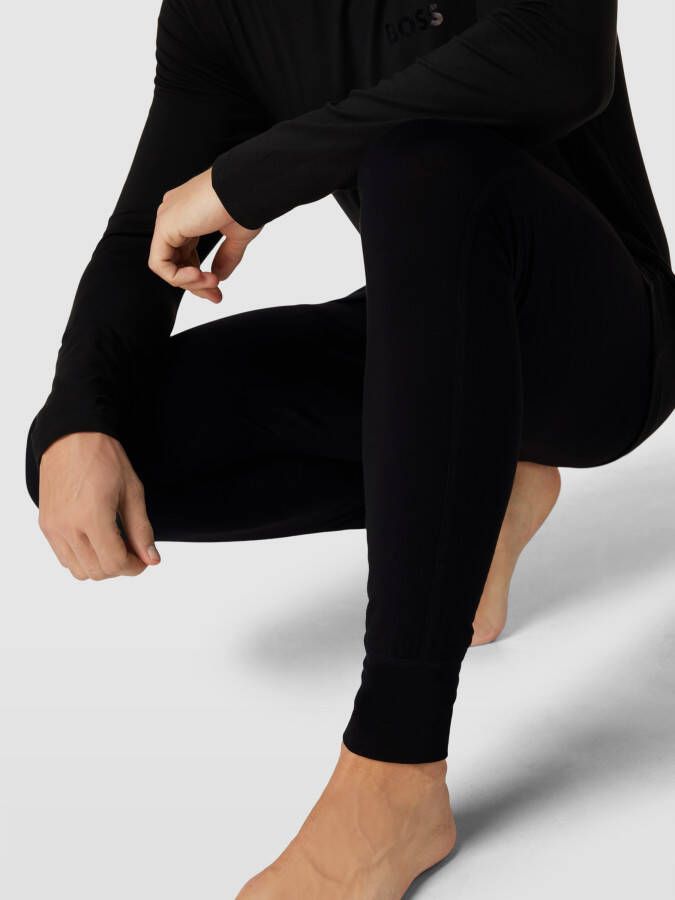 Boss Lange onderbroek met labeldetails