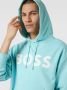 Boss Heren Lente Zomer Hoodie Webasichood 50487134 Blue Heren - Thumbnail 3