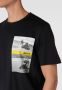 Hugo Boss Zwart T-shirt met Racing Motorfiets Print Black Heren - Thumbnail 4