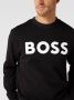 Hugo Boss Heren Zwart Print Sweatshirt Black Heren - Thumbnail 6