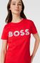 Boss Orange T-shirt met ronde hals model 'Elogo' - Thumbnail 2