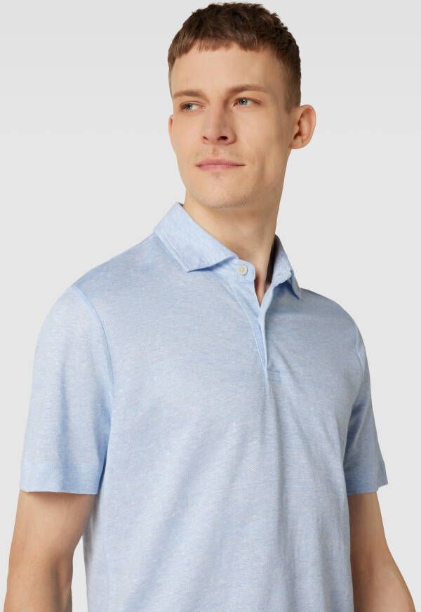 Boss Poloshirt met labeldetail model 'Press'