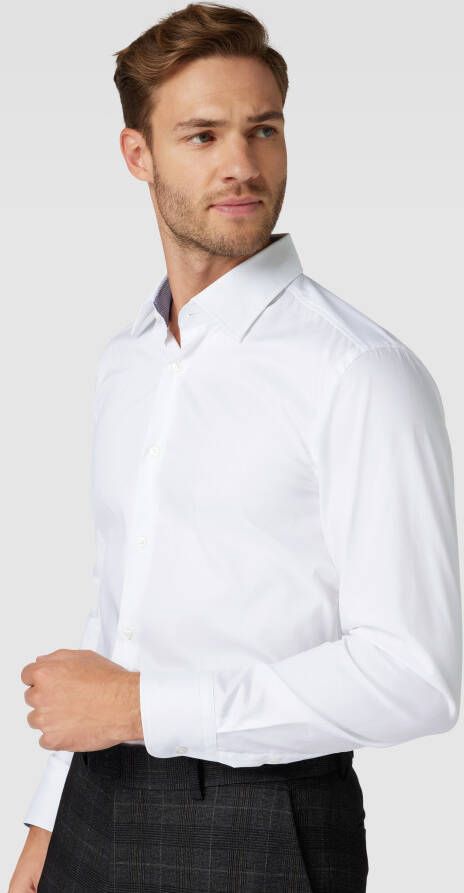 Boss Regular fit zakelijk overhemd met kentkraag model 'HANK'