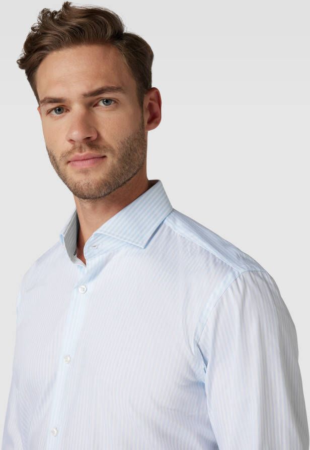 Boss Regular fit zakelijk overhemd met streepmotief model 'Joe'