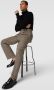Boss Slim fit pantalon met persplooien model 'Fraye' - Thumbnail 2