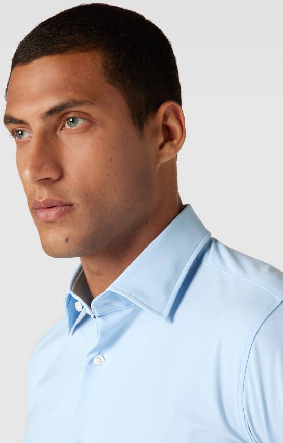 Boss Slim fit zakelijk overhemd met kentkraag model 'Hank'
