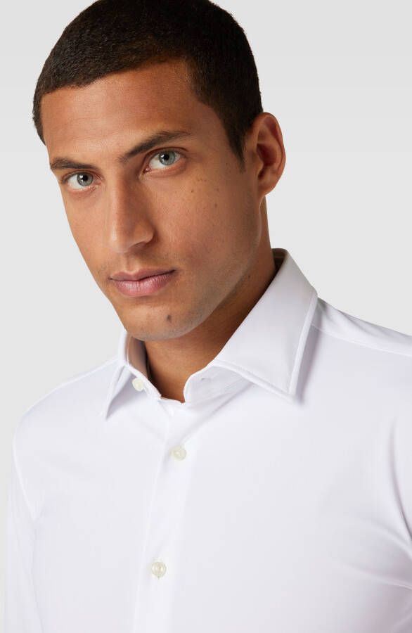 Hugo Boss Slim Fit Technisch Stretch Gebreid Overhemd White Heren - Foto 6