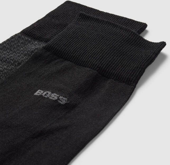 Boss Sokken met labeldetail in een set van 2 paar