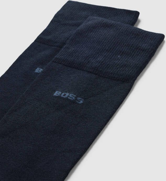 Boss Sokken met labeldetail in een set van 2 paar
