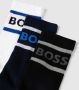 Boss Sokken met labeldetail in een set van 3 paar model 'Rib Stripe' - Thumbnail 2