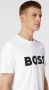 Boss T-shirt met applicatie met labelstitching model 'Tiburt' - Thumbnail 3
