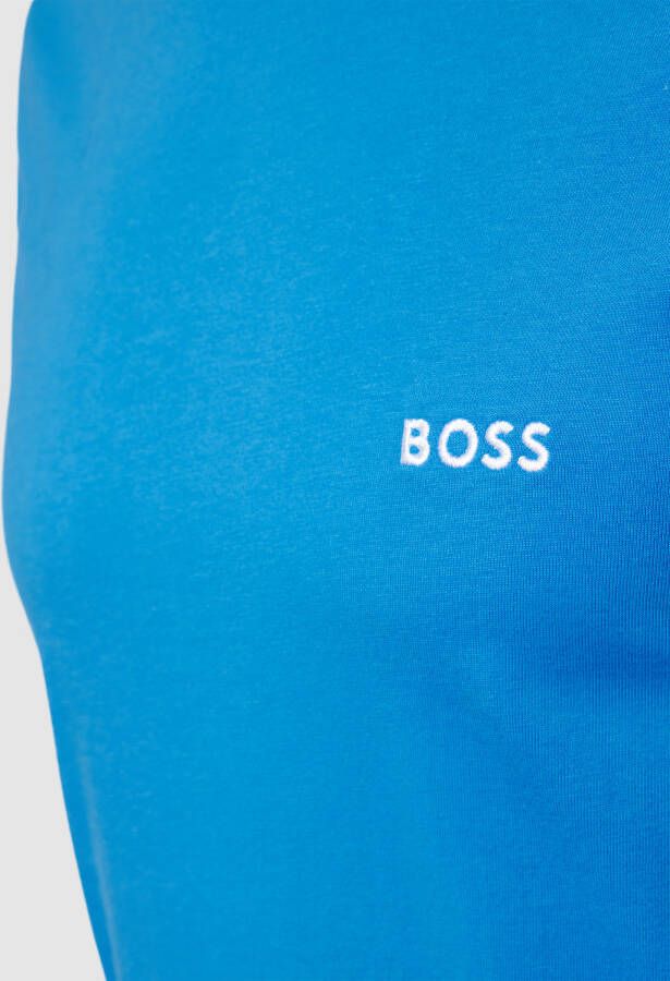 Boss T-shirt met labelstitching in een set van 3 stuks