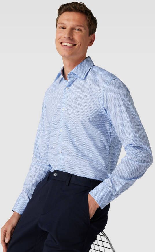 Boss Zakelijk overhemd met all-over motief model 'Joe'