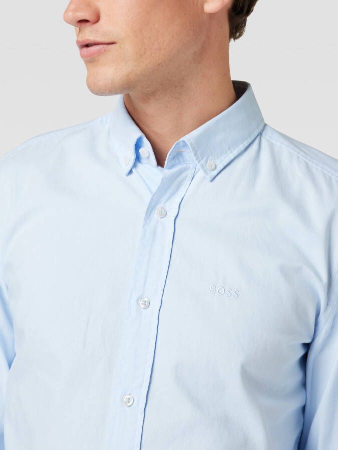 Boss Zakelijk overhemd met labelstitching model 'Hal' - Foto 2