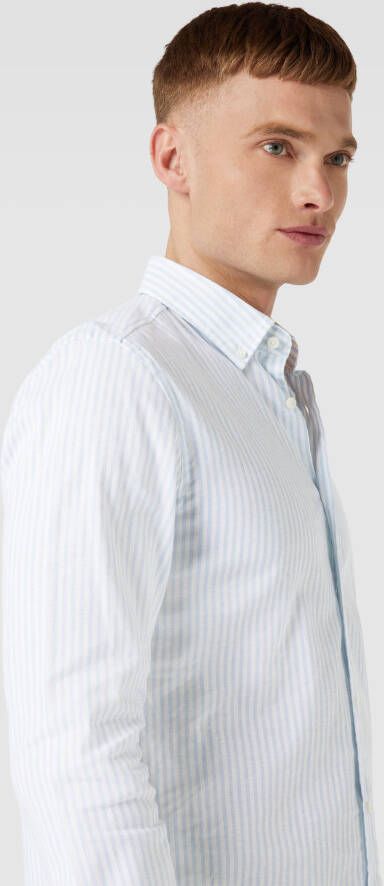 Boss Zakelijk overhemd met streepmotief