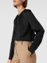 BOSS Black Women Zijden blouse met knoopsluiting model 'Banorah' - Thumbnail 2