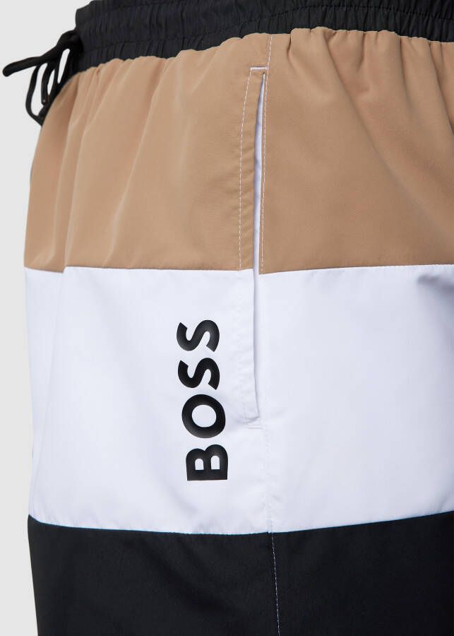 Boss Zwembroek met colour-blocking-design model 'Court' - Foto 3