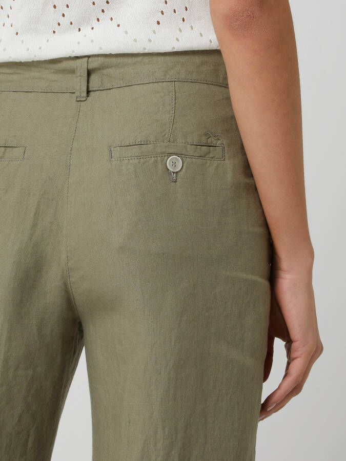 BRAX Relaxed fit broek van linnen model 'Maine'