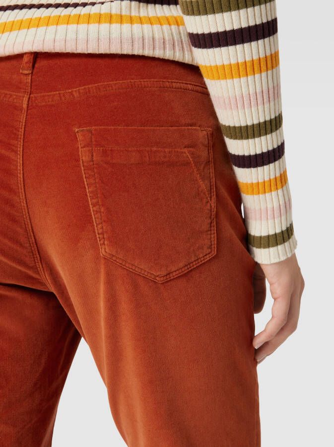 BRAX Slim fit jeans in fluweellook model 'Mary'