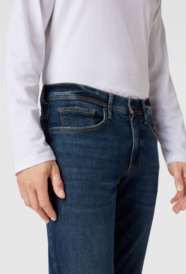 BRAX Slim fit jeans met contrastnaden model 'Chris'