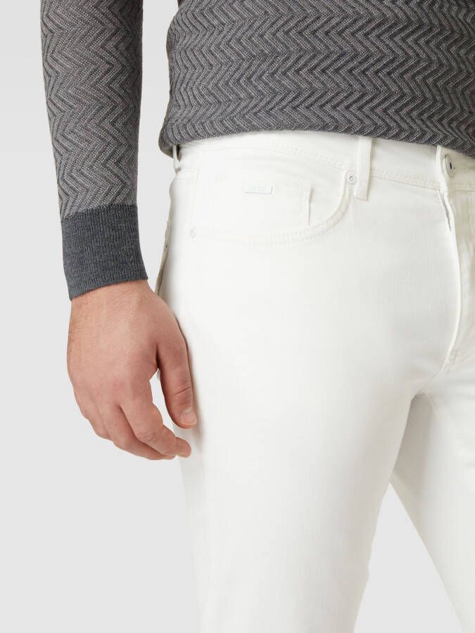 BRAX Straight fit jeans met labelpatch model 'Cadiz'