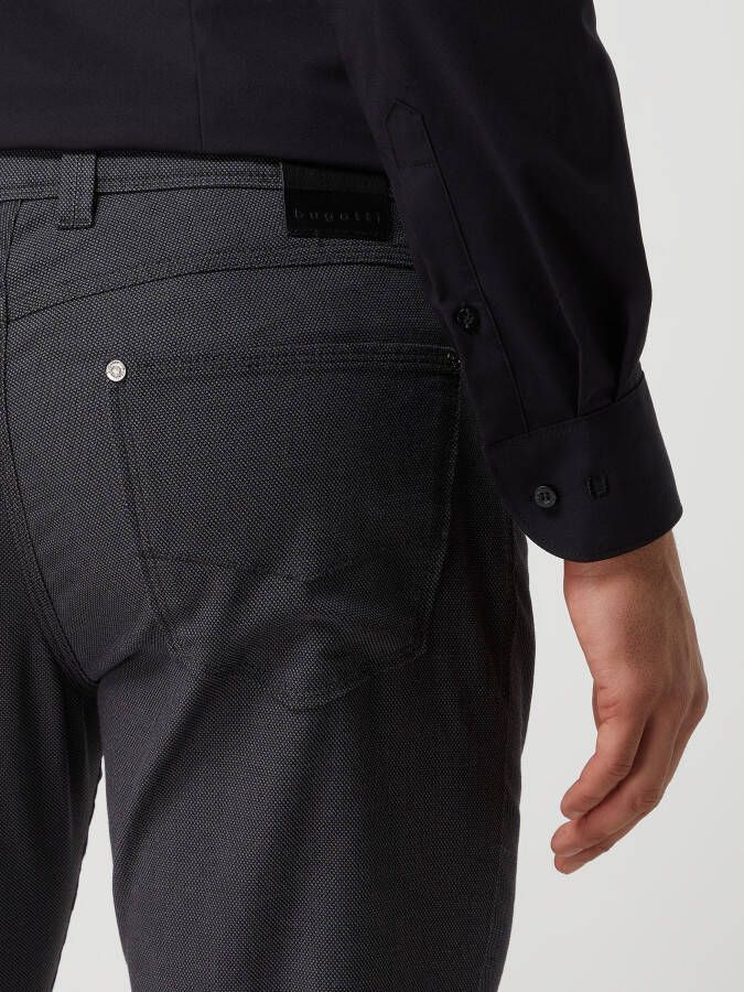 Bugatti Gekleurde broek met stretch - Foto 2