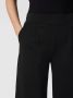 B.Young Wide leg stoffen broek in zwart met bandplooien model 'Rizetta' - Thumbnail 2