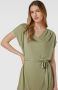 B.Young Groene Modal Blend Jurk Dames Collectie Green Dames - Thumbnail 3