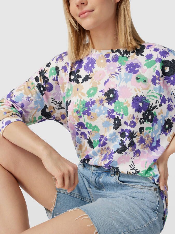 B.Young Shirt met lange mouwen en all-over motief model 'Sky' - Foto 2