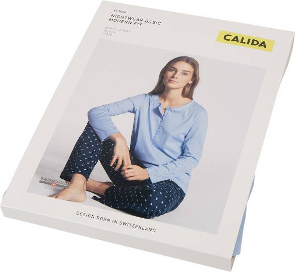 CALIDA Modern fit pyjama van supima-katoen model 'Night Lovers' - Foto 2