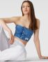 Calvin Klein Jeans Sleeveless Tops Blauw Dames - Thumbnail 4