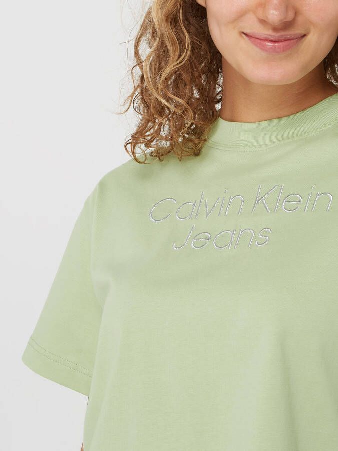 Calvin Klein Jeans Boxy fit shirt met logo