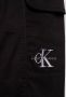 Calvin Klein tapered fit broek met logo zwart Jongens Stretchkatoen Logo 128 - Thumbnail 3