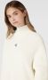 Calvin Klein Jeans Witte Gebreide Jurk met Ballonmouwen White Dames - Thumbnail 6