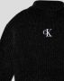 Calvin Klein Jeans Gebreide pullover met labelstitching model 'CHENILLE' - Thumbnail 3