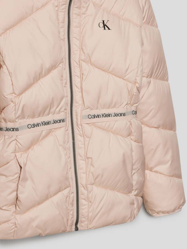 Calvin Klein Jeans Gewatteerd jack met labeldetails