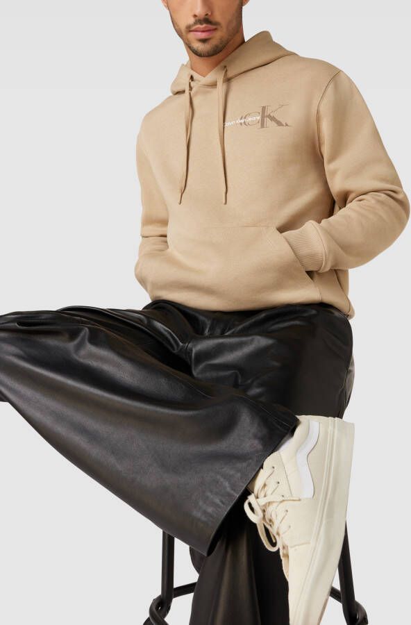 Calvin Klein Jeans Hoodie met labeldetail op de achterkant