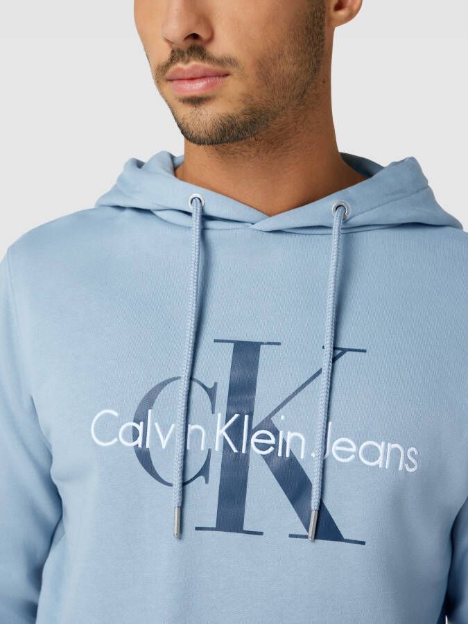 Calvin Klein Jeans Hoodie met labelprint model 'SEASONAL'