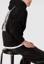 Calvin Klein Zwarte hoodie met print en contrastdetails Black Heren - Thumbnail 2