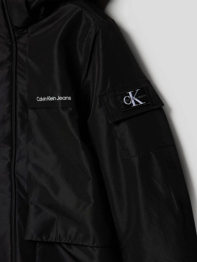 Calvin Klein Jeans Jack met afneembare capuchon