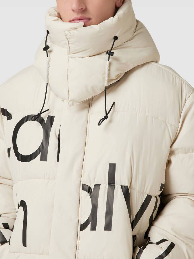 Calvin Klein Jeans Jack met labelprint model 'DISRUPTED'