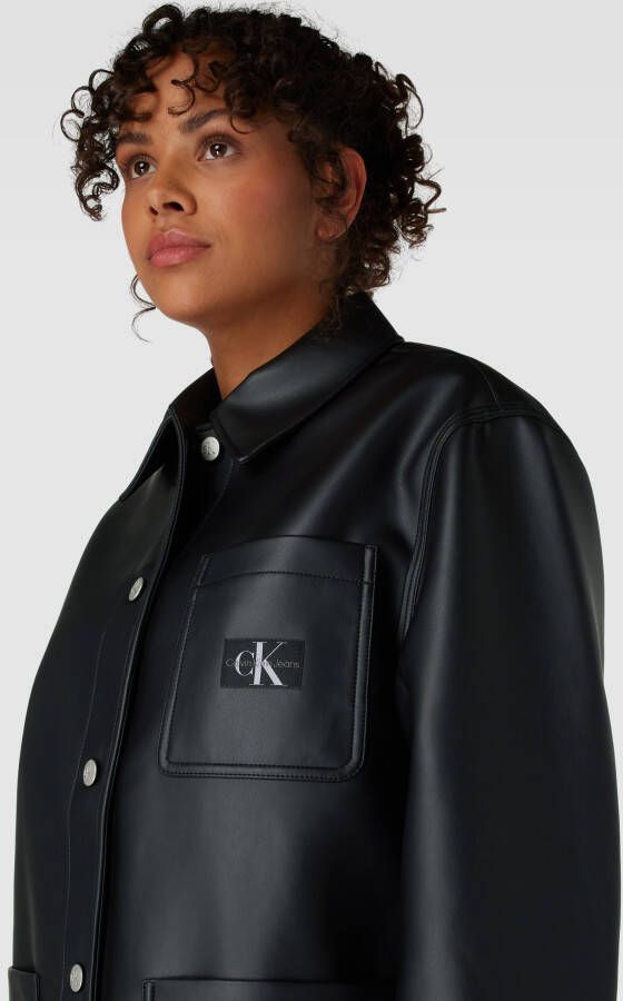Calvin Klein Jeans Leather Jackets Black Dames - Foto 2